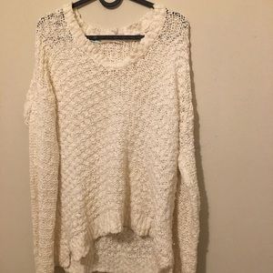 Urban outfitters white knit sweater